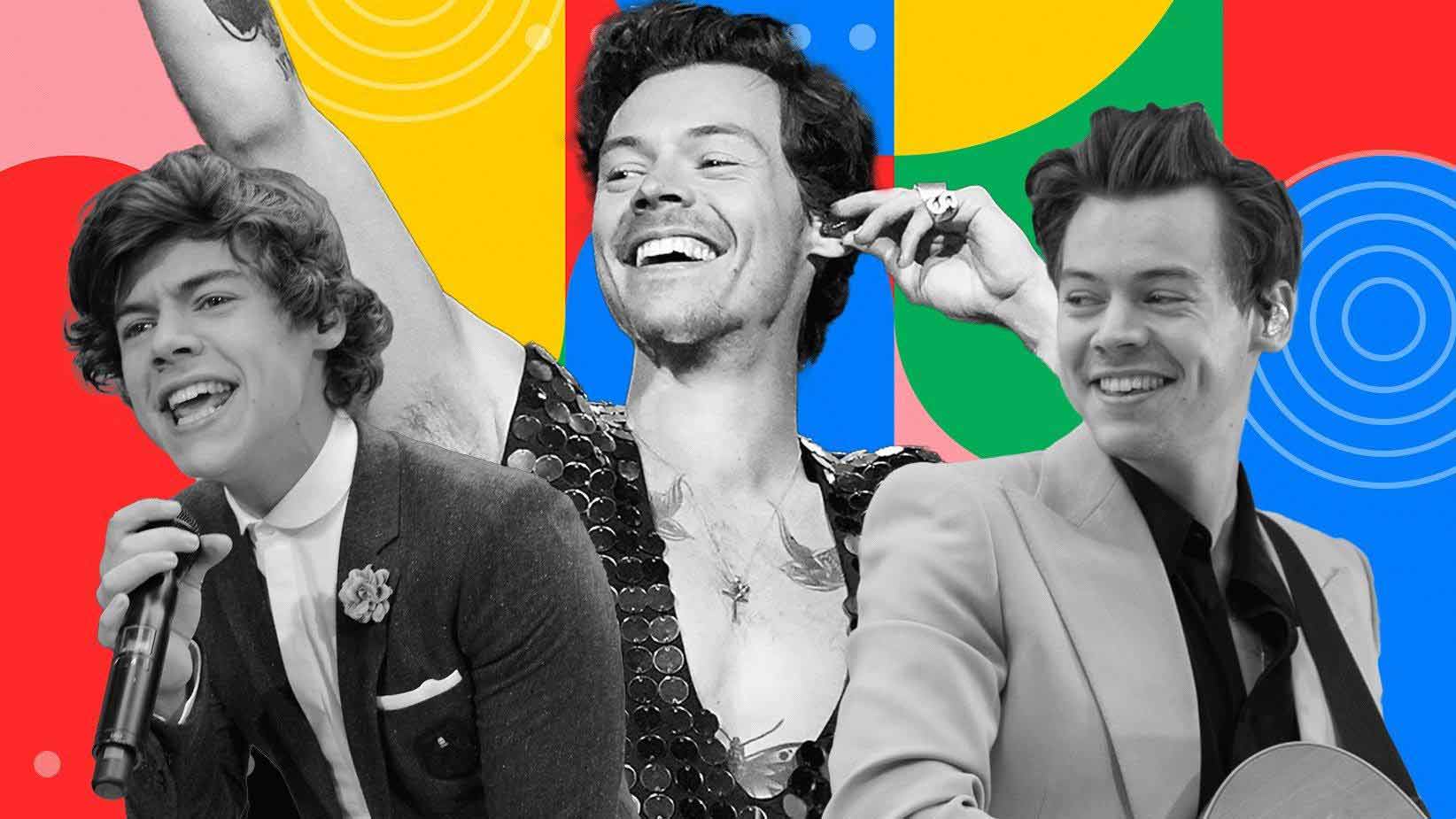 Harry Styles Collaged image